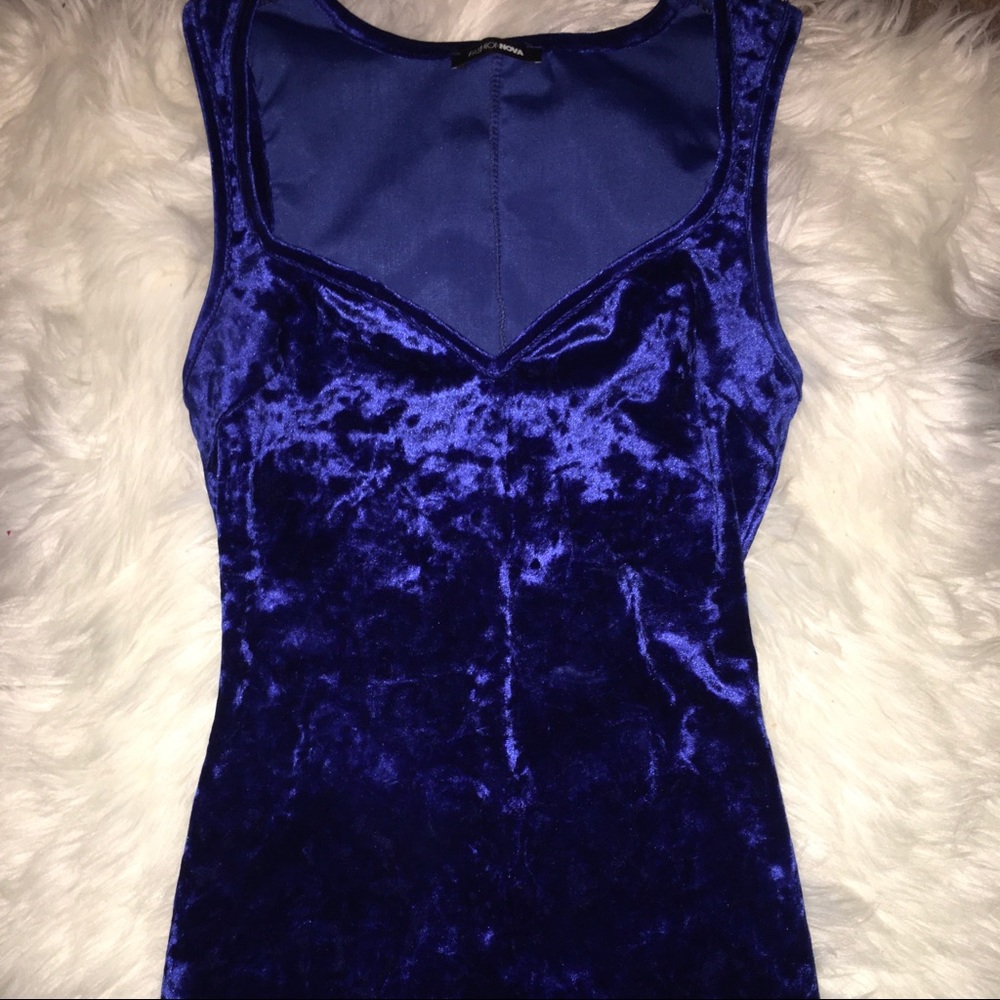 Fashion Nova Royal Blue Mini Dress
